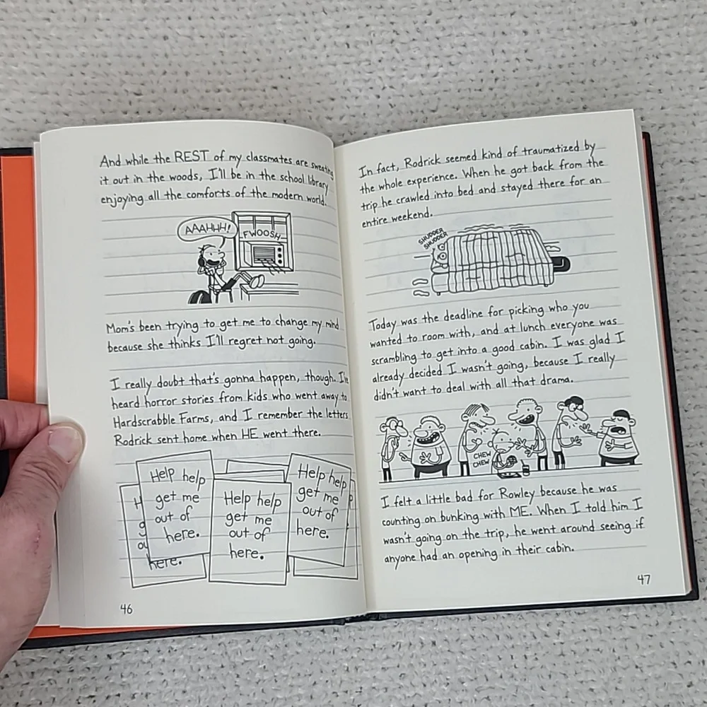 Kids/Children's Illustrated Fun Diary of a Wimpy Kid Two Book Set Book 9/Book 10
